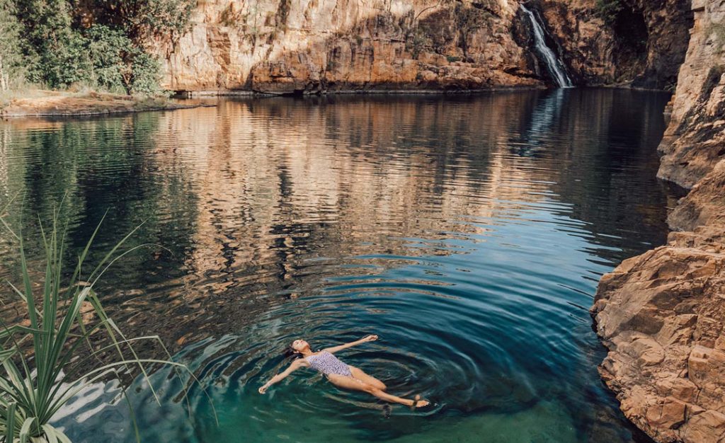 water hole at Kakadu National Park in the northern territory